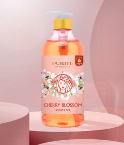 Review sữa tắm trắng da body Purite Hương Cherry Blossom